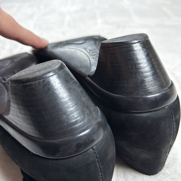 Naot Womens Black Leather T Strap Mary Jane Pumps Low Heel Comfort Shoes 9 - Picture 17 of 17